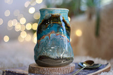 Load image into Gallery viewer, 06-A Green Mountain Barely Flared Textured Divot Mug - TOP SHELF, 20 oz.