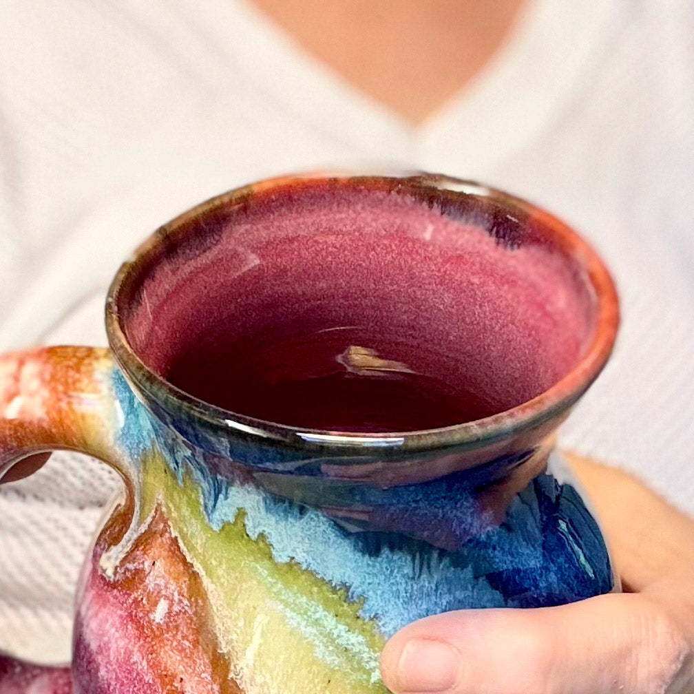 07-C Rainbow Flared Mug, 22 oz.