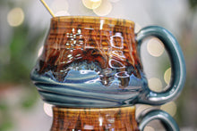 Load image into Gallery viewer, 08-D Molten Caramel Mug Pair, 18 oz.
