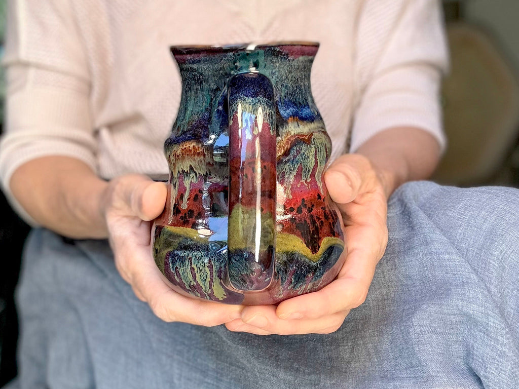 09-C Cosmic Rainbow Grotto Cuddle Mug, 22 oz.