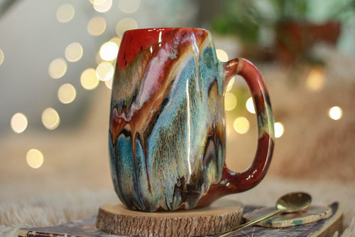 07-C Rainbow 'FLOW' Variation Mug - MINOR MISFIT, 20 oz. - 10% off
