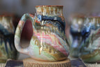 01-D Pastel 'FLOW' Barely Flared Textured Divot Mug, 22 oz. (This listing is for one mug)