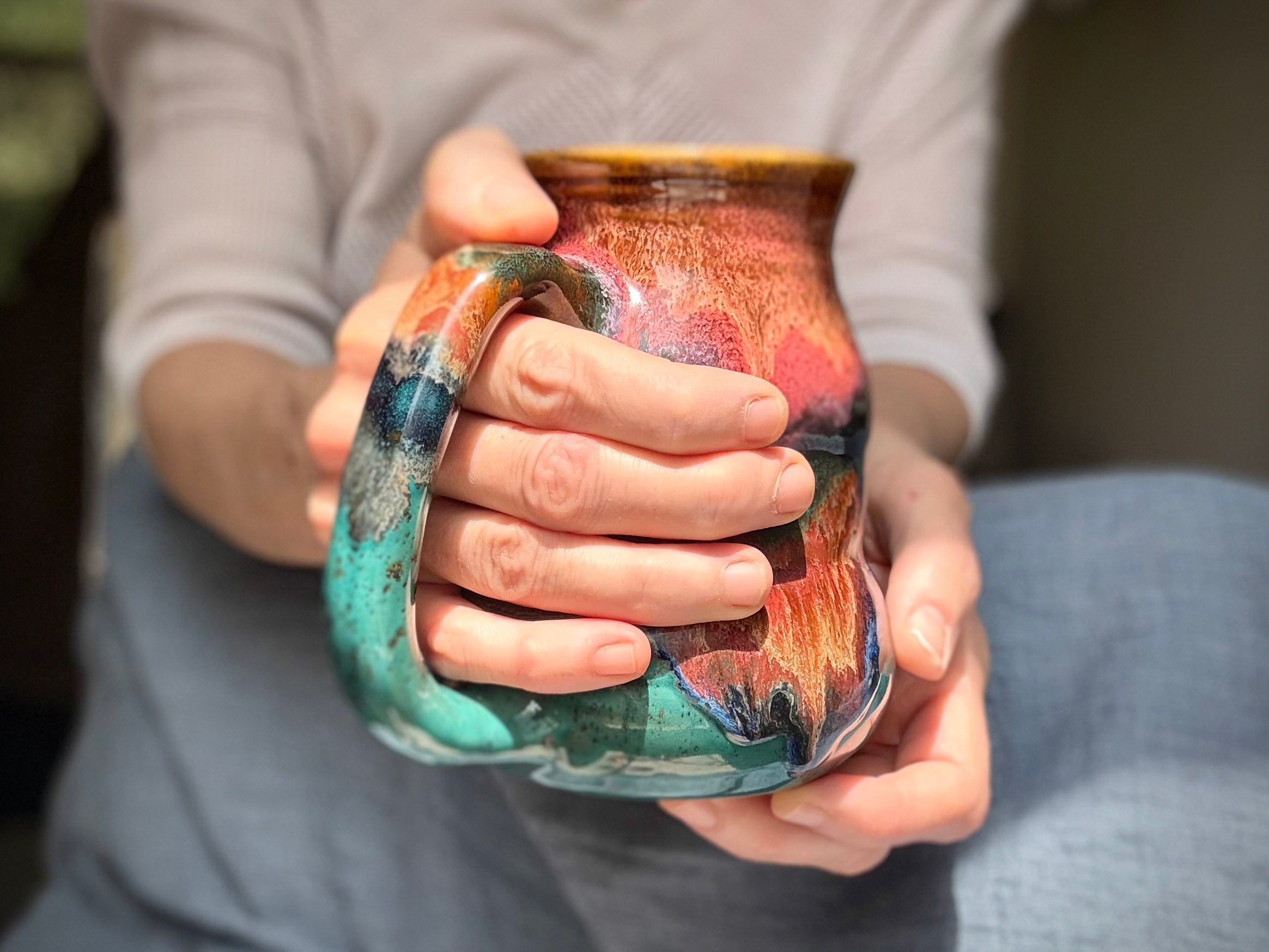 09-C Magenta Haze Cuddle Mug _ MINOR MISFIT, 21 oz. - 10% off
