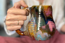 Load image into Gallery viewer, 06-D Rainbow EXPERIMENT Textured Crock Mug, 21 oz.