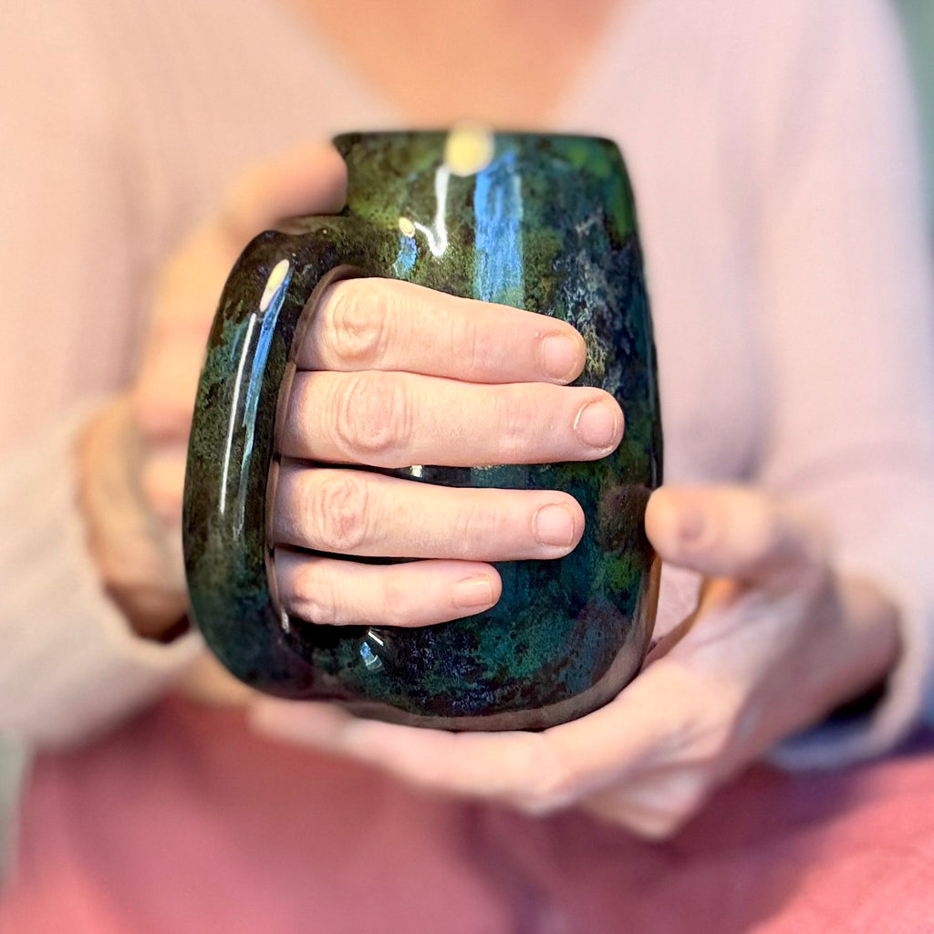 08-B Mossy Agate Mug, 25 oz.