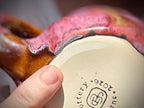 08-E Magenta Grotto Variation Curvy Mug, 15 oz.