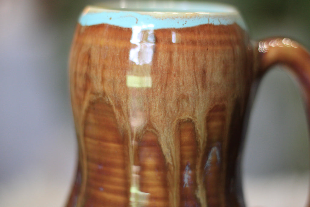 07-E EXPERIMENT Textured Gourd Mug, 18 oz.