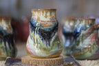 01-D Pastel 'FLOW' Barely Flared Textured Divot Mug, 22 oz. (This listing is for one mug)