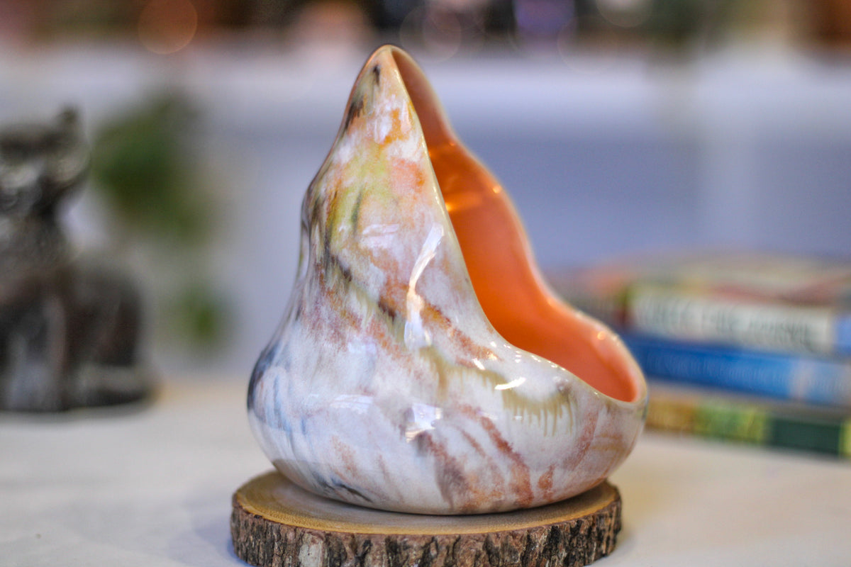 08-C Soft Earth Series PROTOTYPE Goddess Candleholder