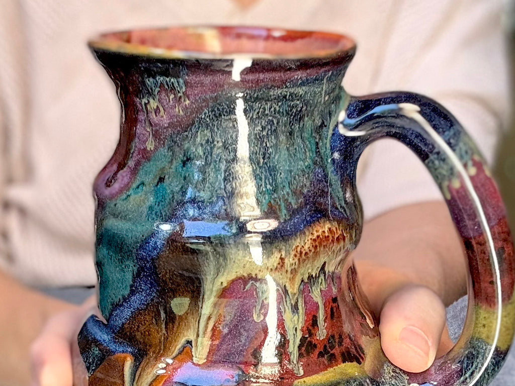 09-C Cosmic Rainbow Grotto Cuddle Mug, 22 oz.