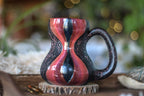 15-B Cosmic Yoni Gourd Mug, 18 oz.