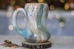 13-B Soft Earth Series PROTOTYPE Gourd Mug - MINOR MISFIT, 22 oz. - 10% off