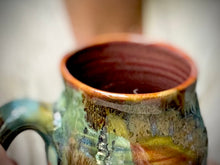 Load image into Gallery viewer, 01-E Olive &#39;FLOW&#39; Textured Divot Mug, 22 oz. (This listing is for one mug)