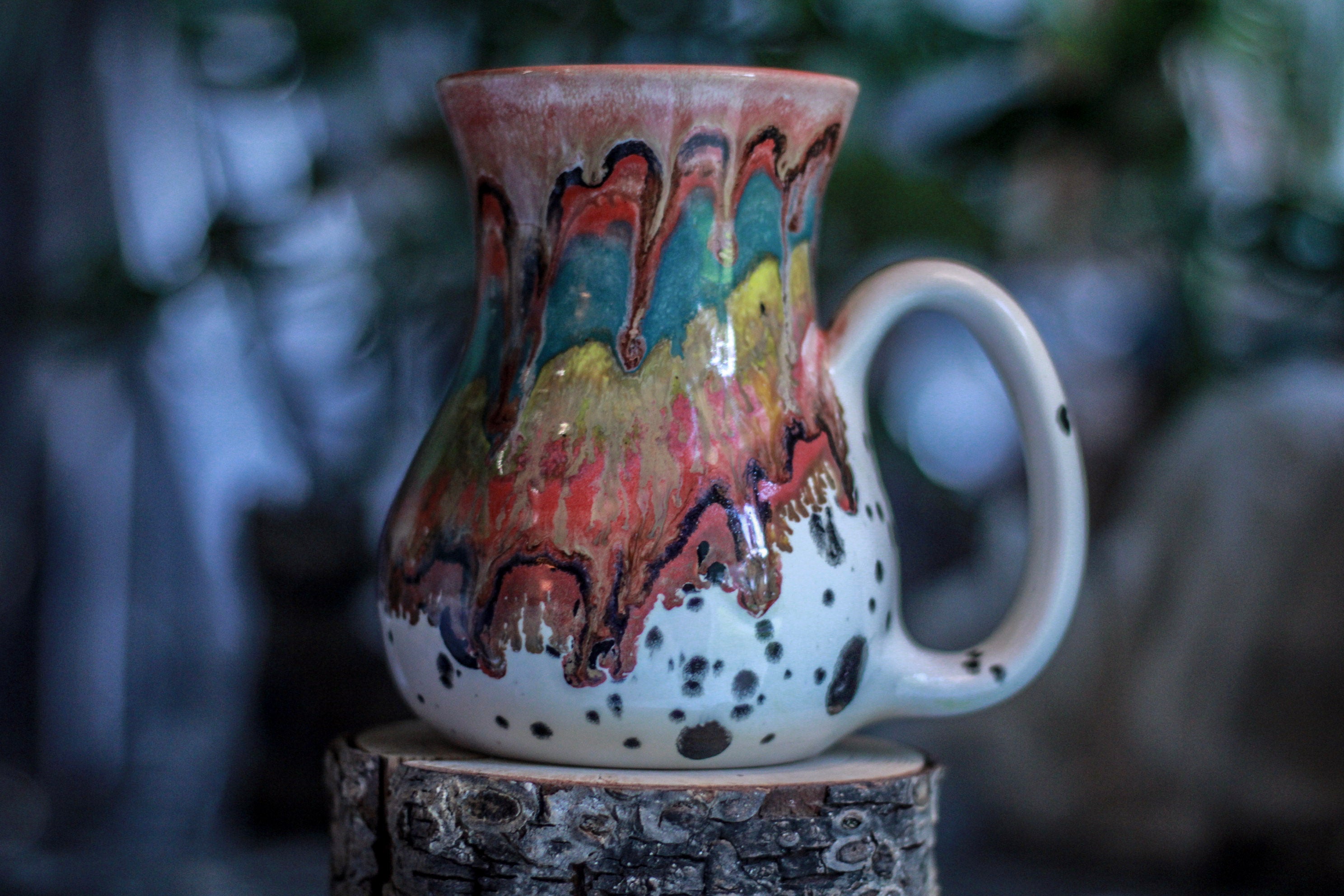 01-A Snowy Grotto Variation Flared Mug - TOP SHELF, 20 oz.
