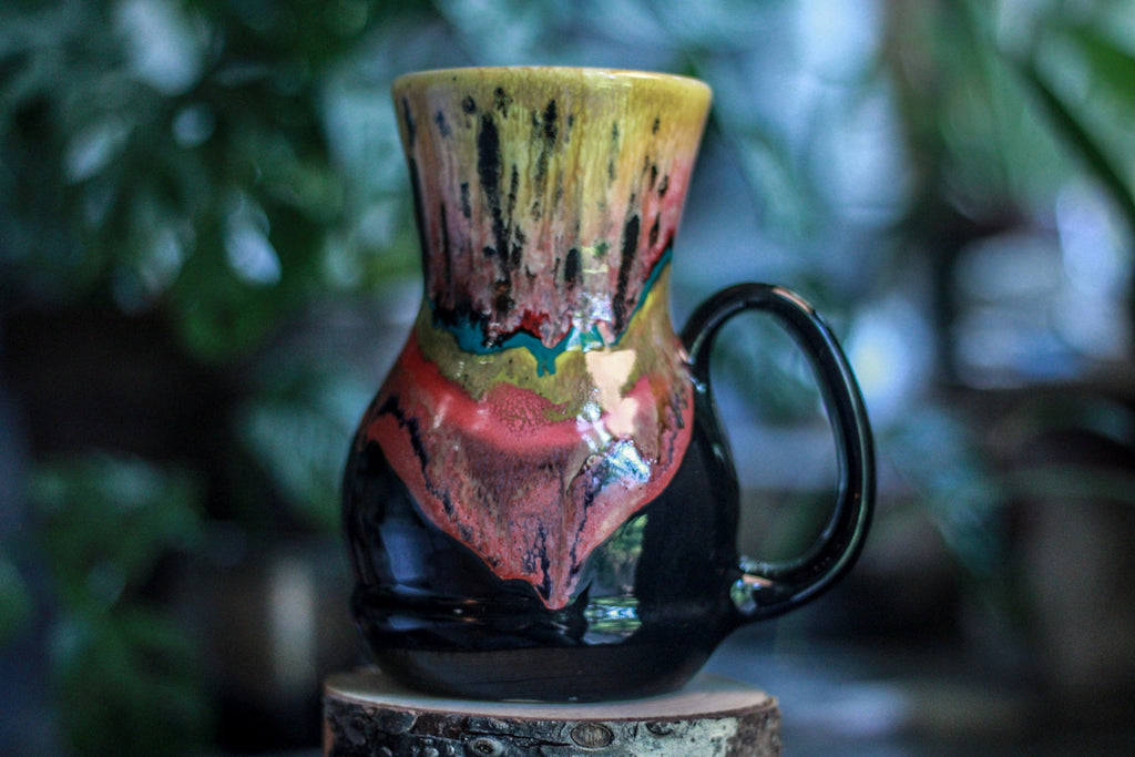 01-A Desert Rainbow Variation Flared Acorn Mug - MINOR MISFIT, 23 oz. - 10% off