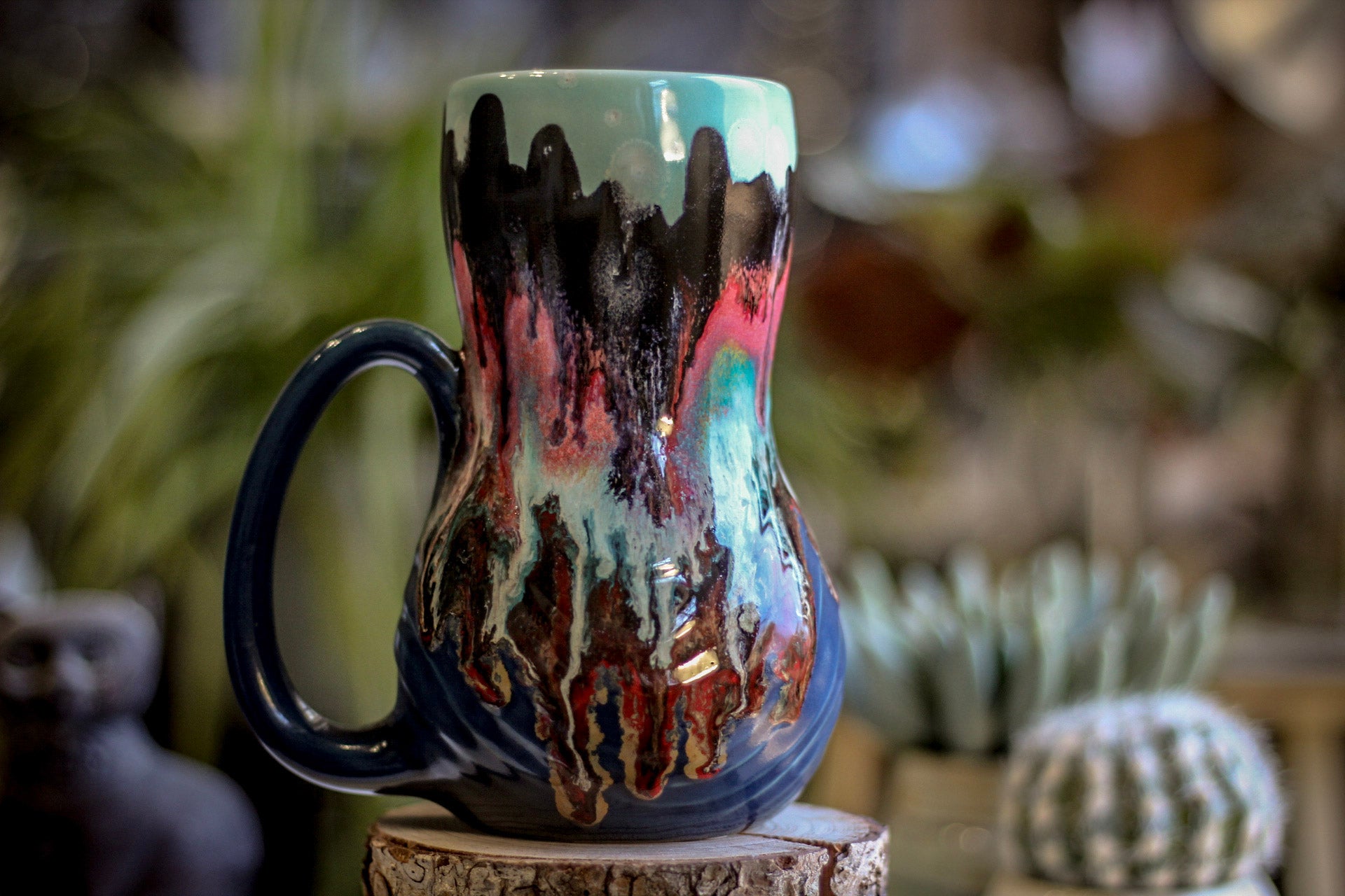 01-A Wonderland PROTOTYPE Textured Gourd Mug - TOP SHELF, 23 oz.