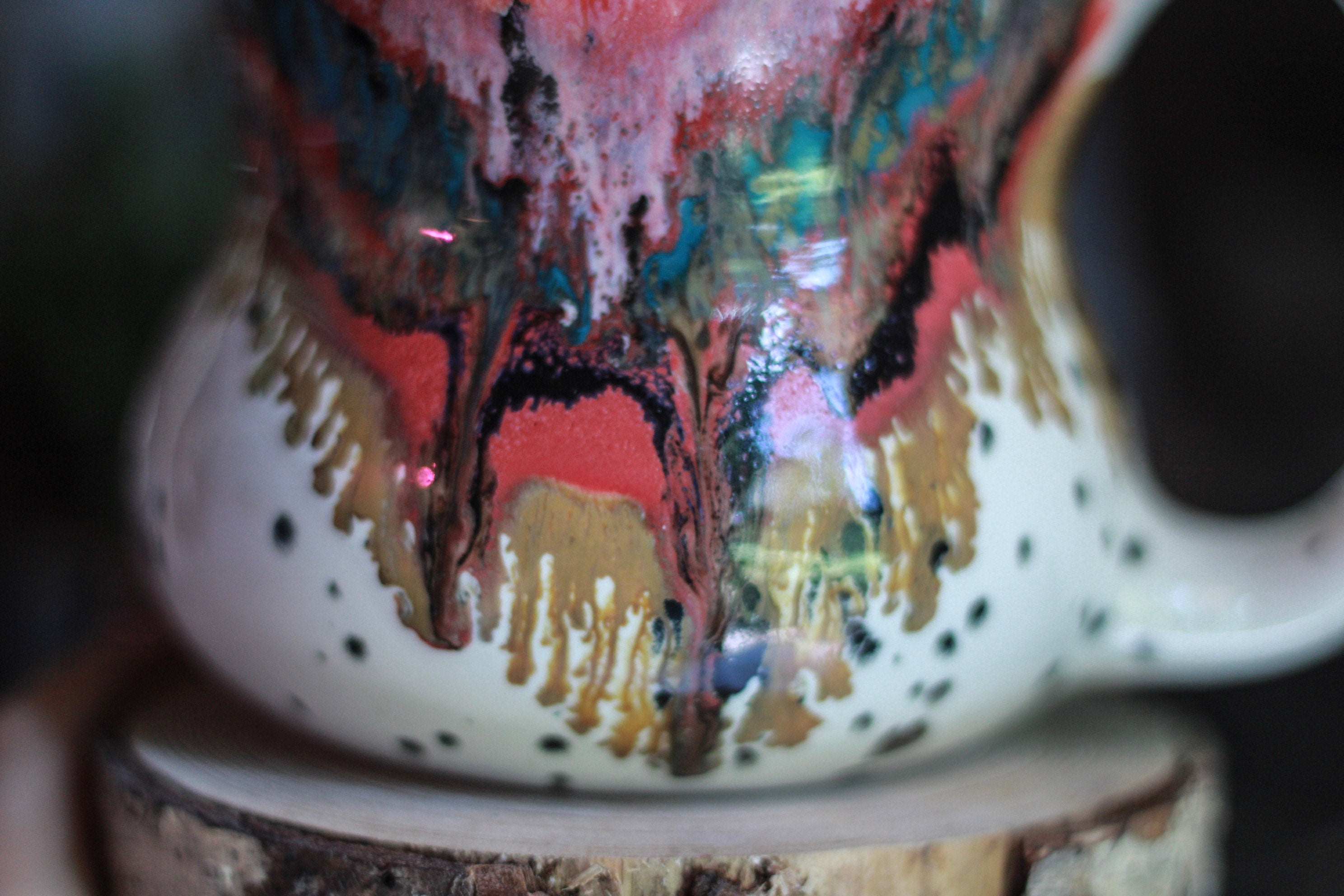 01-A+ Desert Rainbow PROTOTYPE Gourd Mug - TOP SHELF NEXT LEVEL, 20 oz.