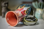 15-A Coral Mountain Meadow Flared Acorn Mug - TOP SHELF MISFIT, 21 oz.