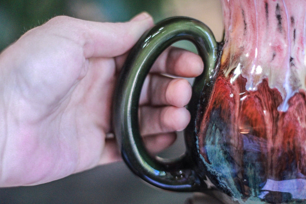 09-B Misty Mountain Meadow PROTOTYPE Flared Mug, 24 oz.
