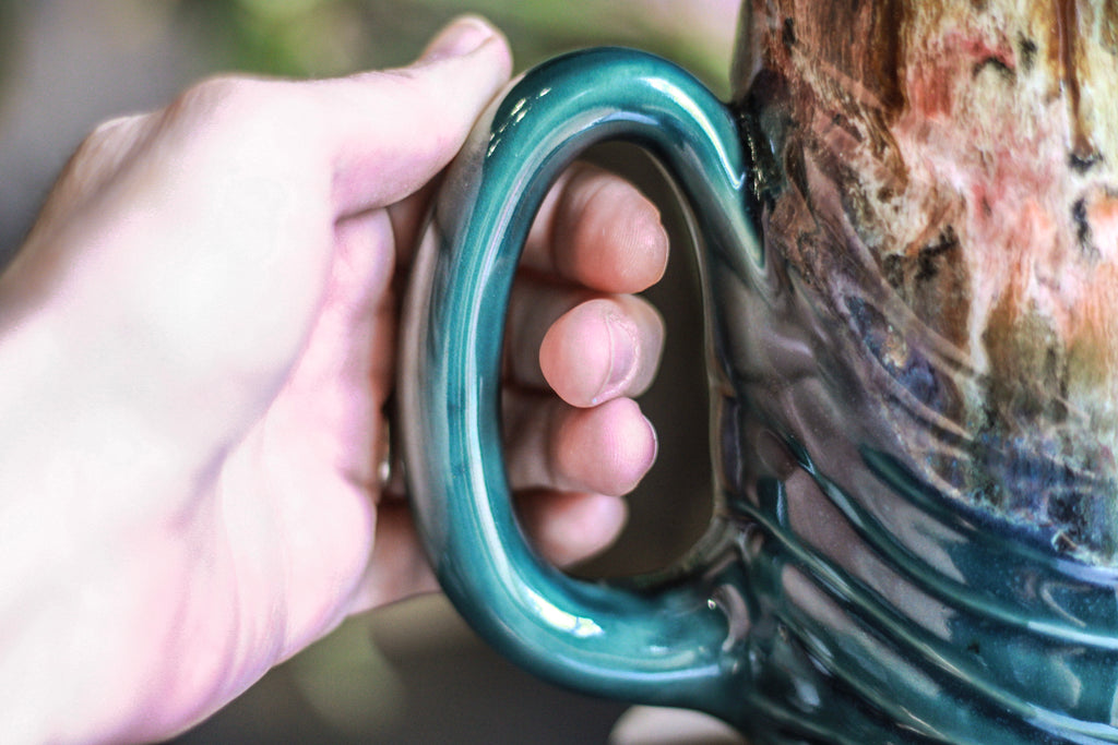 10-D Molten Cheetah Notched Textured Mug - MISFIT, 24 oz. - 15% off