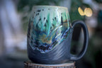 09-A Champlain Falls Textured Stein Mug - TOP SHELF, 25 oz.