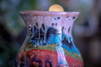 07-B Pink Rainbow Grotto Flared Mug, 22 oz.