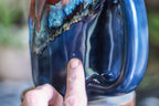08-B Fire & Ice Notched Crystal Mug, 24 oz.