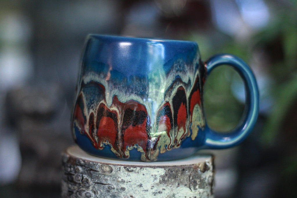08-C Lake Placid PROTOTYPE Squat Gourd Mug, 15 oz.