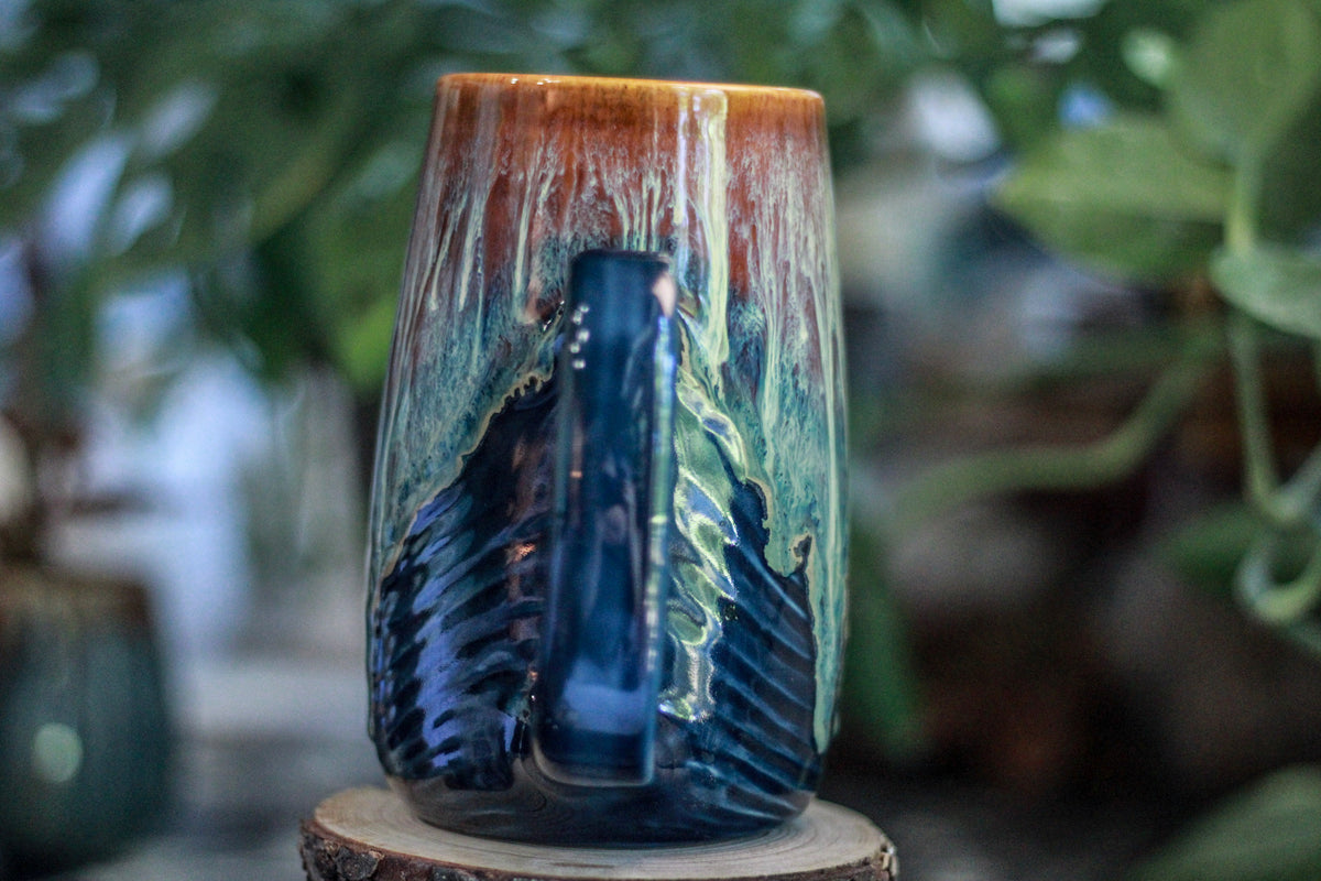 16-D New Wave Textured Stein Mug - TOP SHELF, 23 oz.