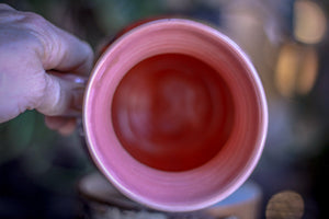 07-B Pink Rainbow Grotto Flared Mug, 22 oz.