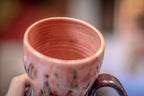 08-B Coral Mountain Meadow Gourd Acorn Mug - TOP SHELF, 22 oz.