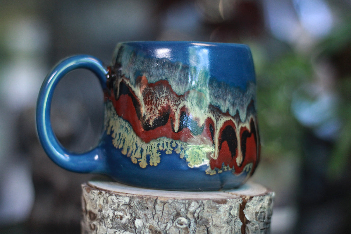 08-C Lake Placid PROTOTYPE Squat Gourd Mug, 15 oz.