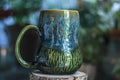 09-D Mossy Wave Textured Gourd Mug - ODDBALL, 18 oz. - 10% off