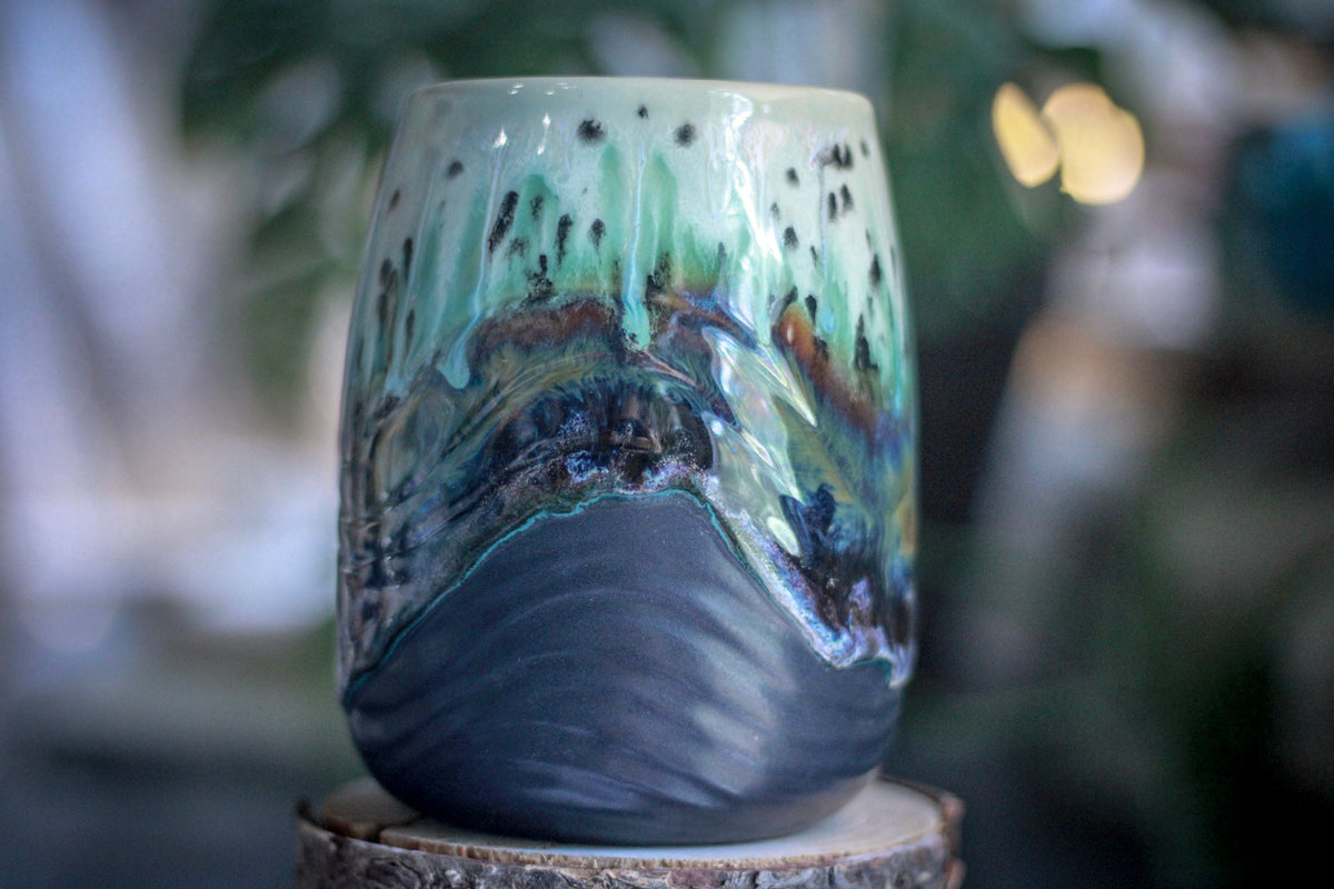 09-A Champlain Falls Textured Stein Mug - TOP SHELF, 25 oz.