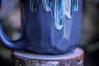 08-D New Wave Notched Crystal Mug, 25 oz.