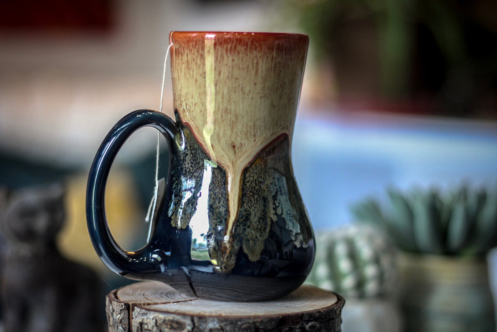 10-F Lava Falls Variation Flared Notched Mug, 13 oz.