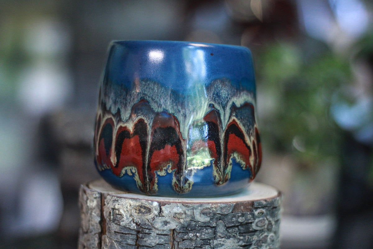 08-C Lake Placid PROTOTYPE Squat Gourd Mug, 15 oz.