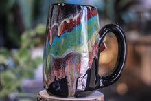 Load image into Gallery viewer, 32-B Black Rainbow Grotto Notched Mug - MISFIT, 24 oz. - 20% off
