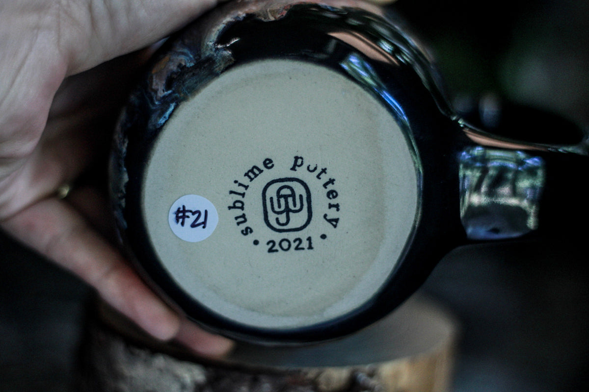 21-B Cosmic Grotto Mug, 23 oz.
