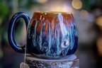 09-D New Wave Notched Crystal Mug - TOP SHELF, 17 oz.