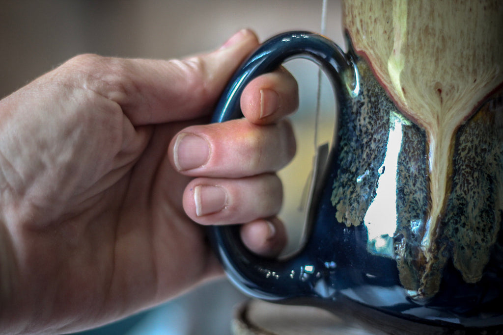 10-F Lava Falls Variation Flared Notched Mug, 13 oz.