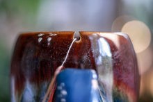 Load image into Gallery viewer, 23-C Starry Night Variation Notched Gourd Mug - TOP SHELF, 26 oz.