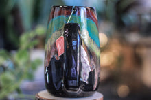 Load image into Gallery viewer, 32-B Black Rainbow Grotto Notched Mug - MISFIT, 24 oz. - 20% off
