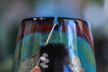 Load image into Gallery viewer, 32-B Black Rainbow Grotto Notched Mug - MISFIT, 24 oz. - 20% off