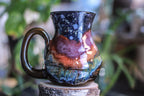 14-D Starry Night Variation Flared Textured Mug - MINOR MISFIT, 23 oz. - 10% off