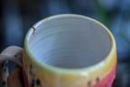 01-A Desert Rainbow Notched Gourd Mug - TOP SHELF, 27 oz.