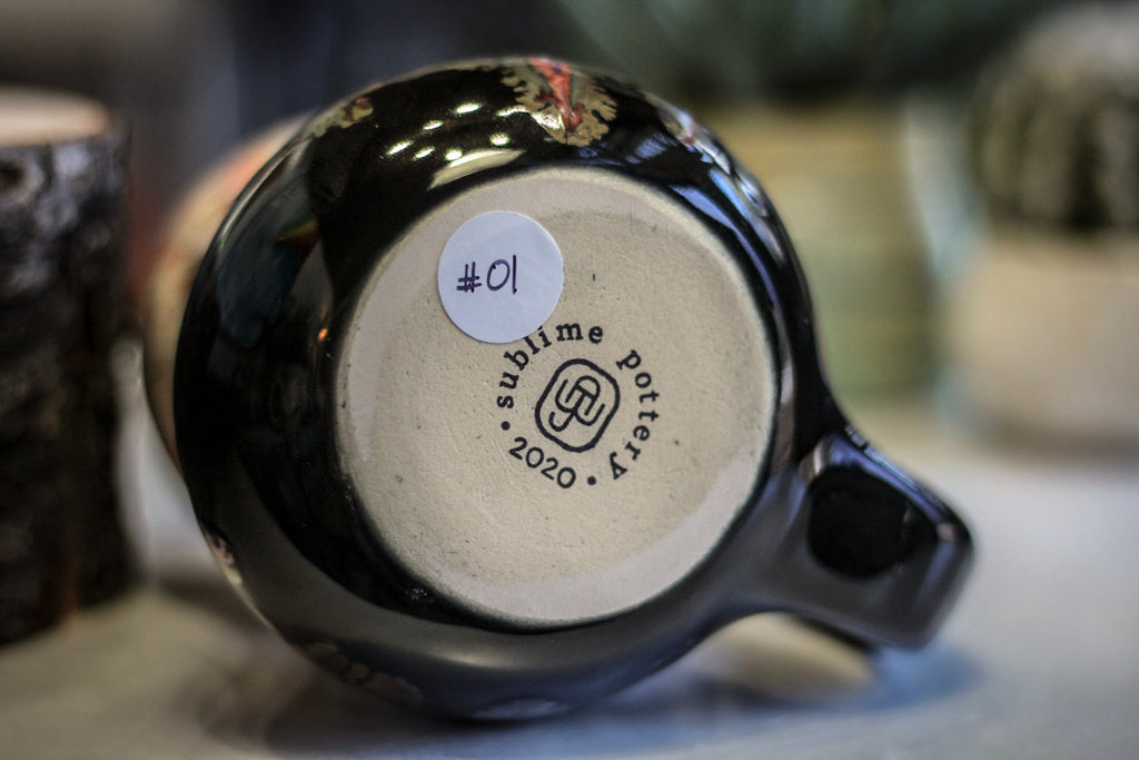 01-A Granny's Boudoir Gourd Mug - TOP SHELF, 19 oz.