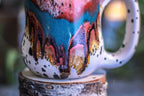 01-A Desert Rainbow Gourd Mug, 26 oz.