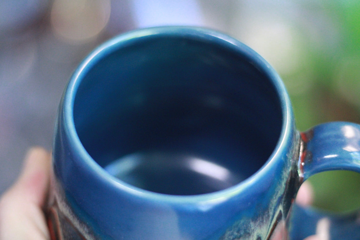 08-C Lake Placid PROTOTYPE Squat Gourd Mug, 15 oz.