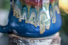 Load image into Gallery viewer, 23-C Starry Night Variation Notched Gourd Mug - TOP SHELF, 26 oz.